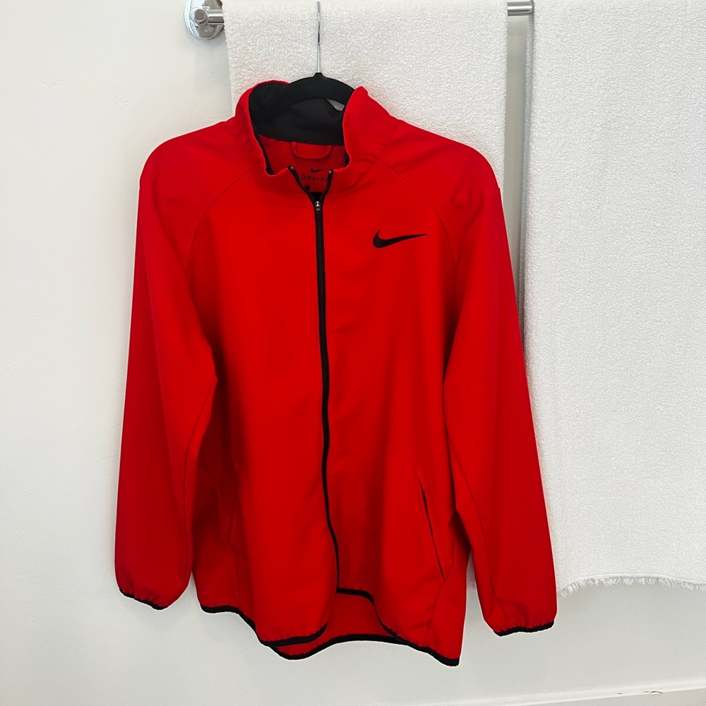 Nike zipup dri fit jacket